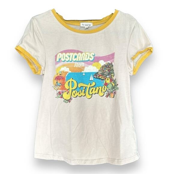 Spell & The Gypsy Positano Organic Girlfriend Tee Cream - Picture 3 of 14